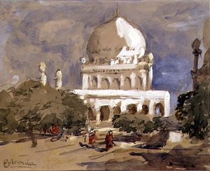 Golconda (akvarell, gouache på papper) av Hercules Brabazon Brabazon
