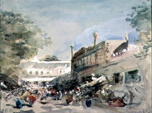 Gatubild i Delhi av Hercules Brabazon Brabazon