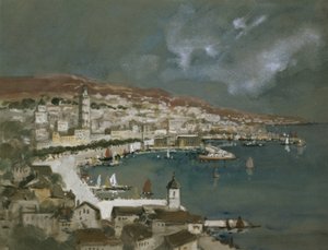 Hamnen i Split, Kroatien