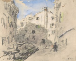 Venetiansk gatubild, 1800-talet. av Hercules Brabazon Brabazon
