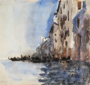 Venedig (akvarell) av Hercules Brabazon Brabazon