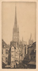 Spire of Rouen Cathedral, La Fl?che, Rouen