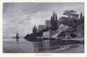 The Villa of Nero (gravyr) av Herman David Salomon Corrodi