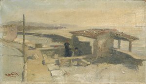 Skiss för Lombardy Bleachery, 1892.
