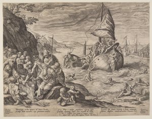 Paulus skeppsbrott vid Miletus av Herman Jansz. Muller