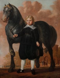 En ung pojke med sin häst, 1646