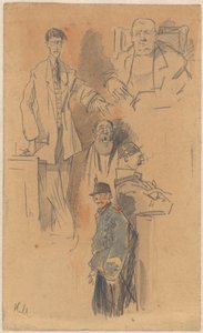 Porträtt av Jan Hamdorf och W. van der Pluym av Herman Moerkerk