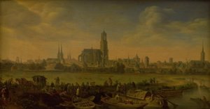 Utsikt över Utrecht av Herman Saftleven