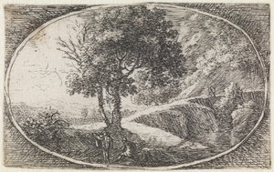 Landskap (nr 11 ur serien: Variae campestrum fantasiae) av Herman van Swanevelt
