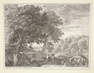 The Little Angels on the Hill, från uppsättningen The Flight into Egypt av Herman van Swanevelt