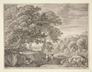 The Little Angels on the Hill, från uppsättningen The Flight into Egypt av Herman van Swanevelt