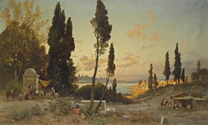 Utsikt över Bosporen, Konstantinopel