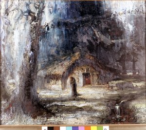 La maison des Ondines. dekor för operan "" l