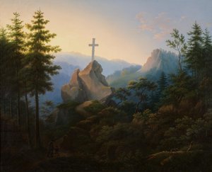 Ilsenstein vid foten av Brocken i Harzbergen av Hermann Josef Neefe