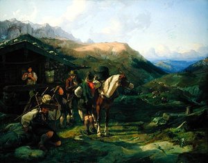 Avgång från alphagen, 1832