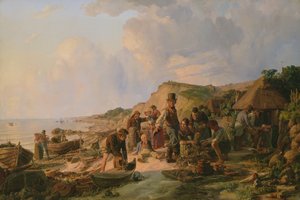 Fiskarens hemkomst i Probsteier, 1837