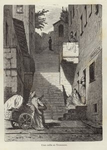En gata i Tremezzo av Hermann Kaulbach