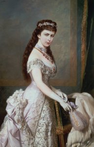Elisabeth av Bayern (1837-98), fru till Franz Josef I av Österrike (1830-1916) av Hermann Nigg