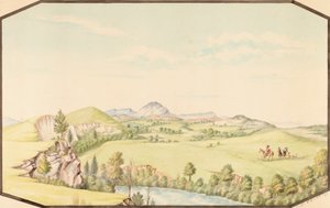 Wichitabergen från Medicine Bluff, Indian Territory, 1867.