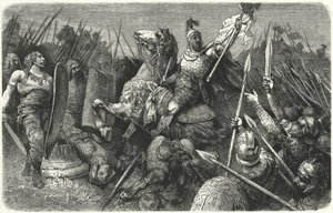 Belisarius attackerade östgoterna i Rom, 536 av Hermann Vogel