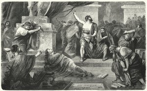Brutus över Julius Caesars kropp, 44 f.Kr av Hermann Vogel