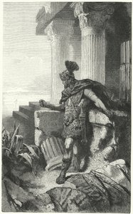Gaius Marius i exil bland ruinerna av Kartago av Hermann Vogel