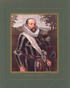 Gaspard II de Coligny, fransk amiral och hugenottledare under de franska religionskrigen av Hermann Vogel