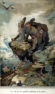 Illustration av Vogel för en berättelse av bröderna Jacob (1785-1863) och Wilhelm (1786-1859) Grimm av Hermann Vogel