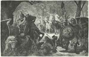 Ottokar II av Böhmens korståg mot de hedniska fornpreussarna, 1255 av Hermann Vogel