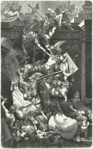 Vandalerna attackerar Rom, 455 av Hermann Vogel