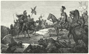 Mötet mellan Scipio Africanus och Hannibal före slaget vid Zama, 202 f.Kr