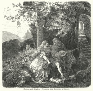Tristan och Isolde av Hermann Vogel