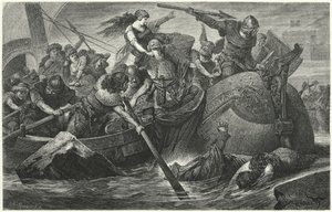 Vikinganfallare av Hermann Vogel