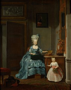Susanna van Collen född Mogge och hennes dotter, 1776