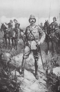 Lord Kitchener på Veldt (litografi) av Hermanus Willem (after) Koekkoek
