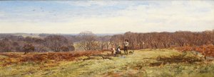 I New Forest, Hampshire av Heywood Hardy