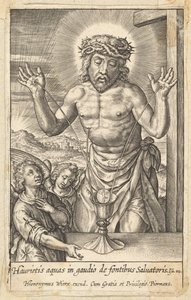 Frälsarens blod vördat av två änglar, före 1619.