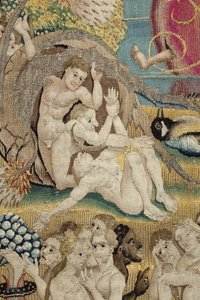 The Garden of Earthly Delights. ca. 1560 (gobeläng) av Hieronymus (after) Bosch