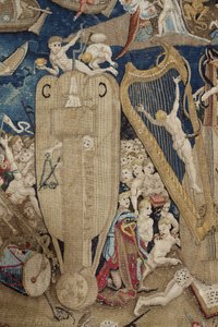 The Garden of Earthly Delights. ca. 1560 (gobeläng) av Hieronymus (after) Bosch