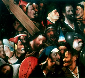 Att bära korset, c1480-1516 av Hieronymus Bosch