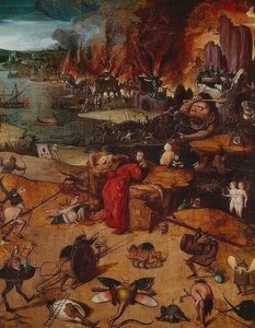 Frestelsen av Sankt Antonius av Hieronymus Bosch