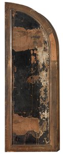 Yttersida av den sista domen (olja på panel) av Hieronymus Bosch
