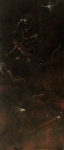 Four Visions of the Hereafter, ca 1490-1510. av Hieronymus Bosch