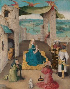 De vise männens tillbedjan av Hieronymus Bosch