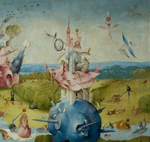 The Garden of Earthly Delights, 1490-1500 av Hieronymus Bosch