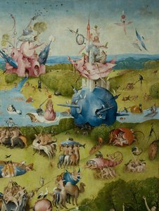The Garden of Earthly Delights, 1490-1500 av Hieronymus Bosch