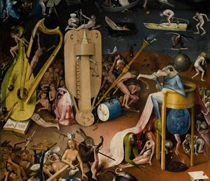 The Garden of Earthly Delights, 1490-1500 av Hieronymus Bosch