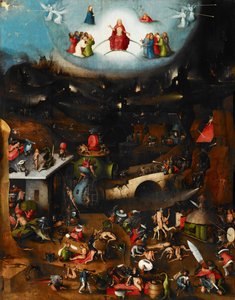 Den yttersta domen (central panel), ca 1482-1515 av Hieronymus Bosch