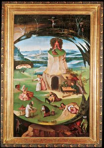 De sju dödssynderna av Hieronymus Bosch