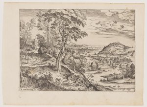 Cephalus och Procris, ur Landskap med bibliska och mytologiska scener